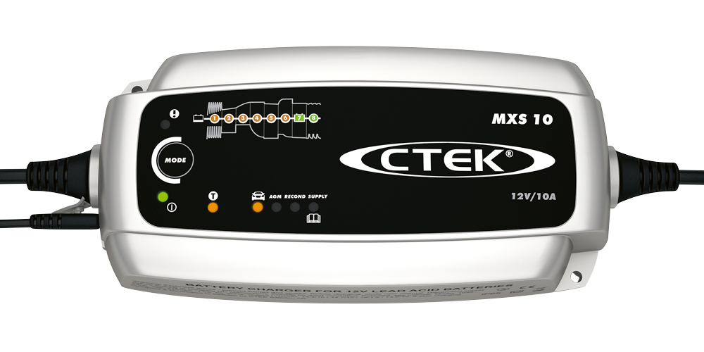 MXS 10 Компактное профессиональное зарядное устройство для автомобиля