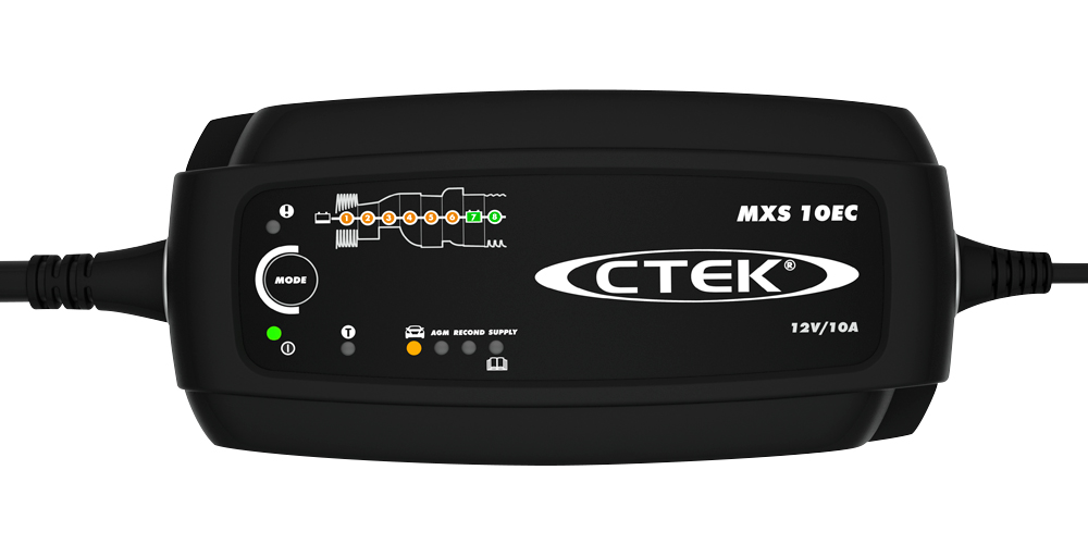 MXS 10EC Профессиональное зарядное устройство с длинным кабелем для авто АКБ