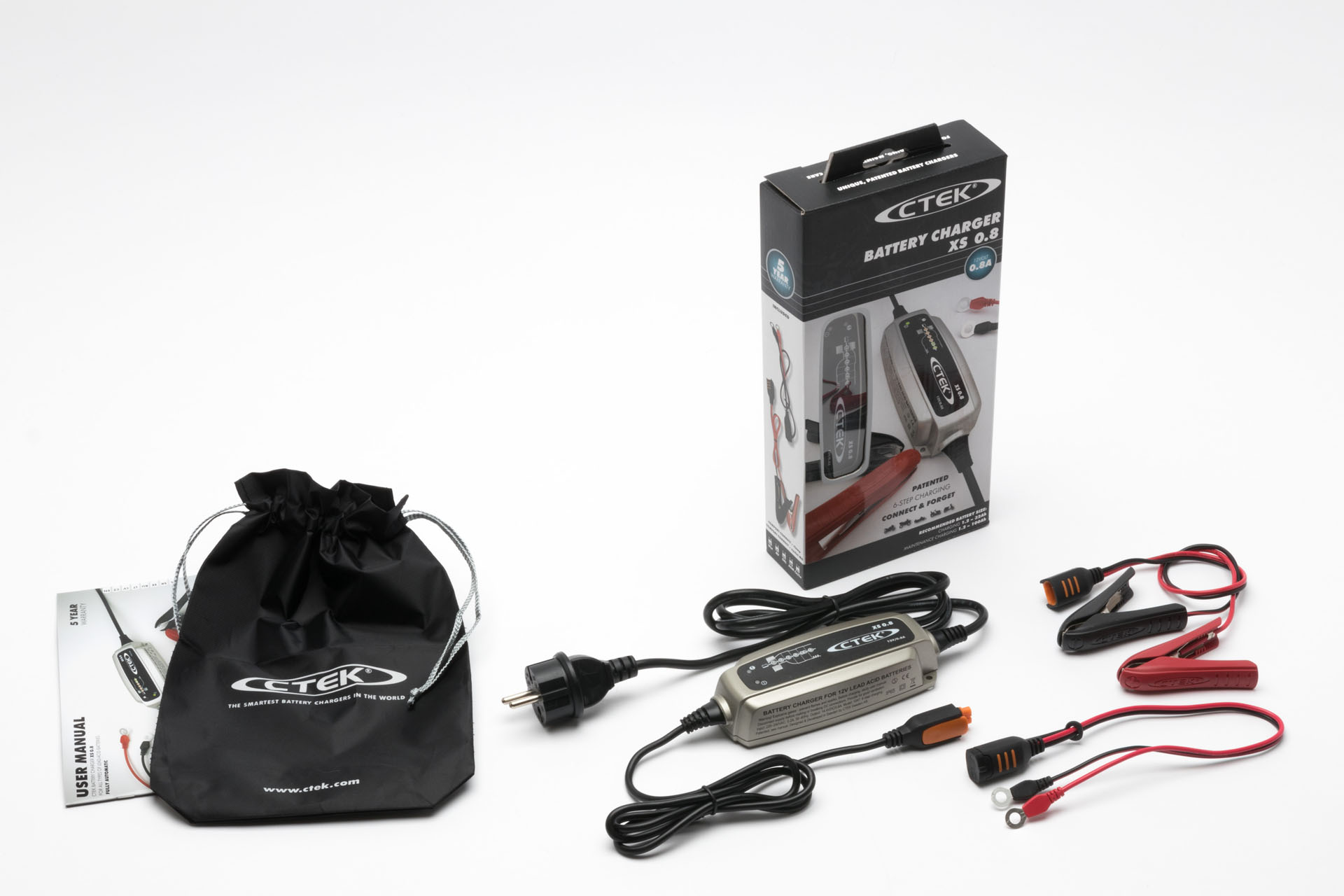 CTEK XS 0.8  Импульсное зарядное устройство для мотоциклов