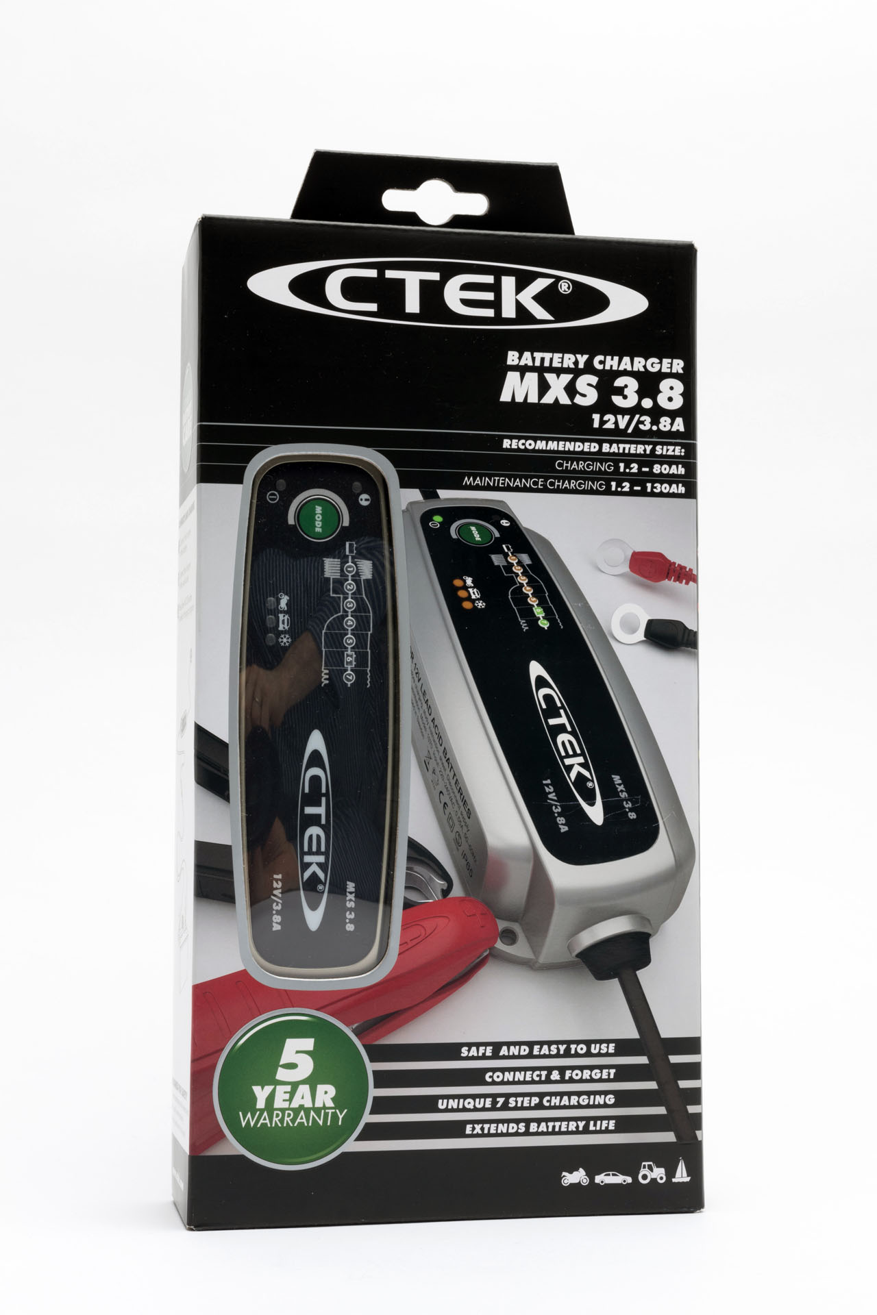 CTEK MXS 3.8 зарядное устройство для АКБ мотоциклов