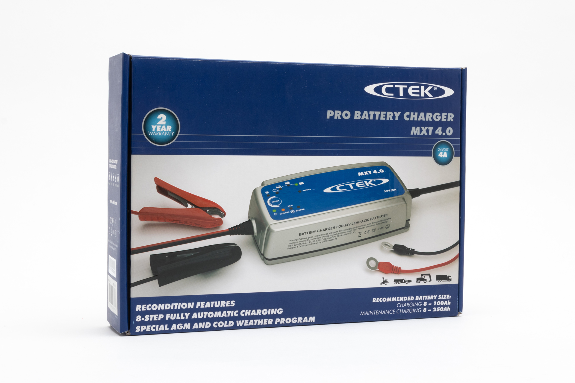 CTEK MXT 4.0 Компактное зарядное устройство для аккумуляторов 24 Вольт